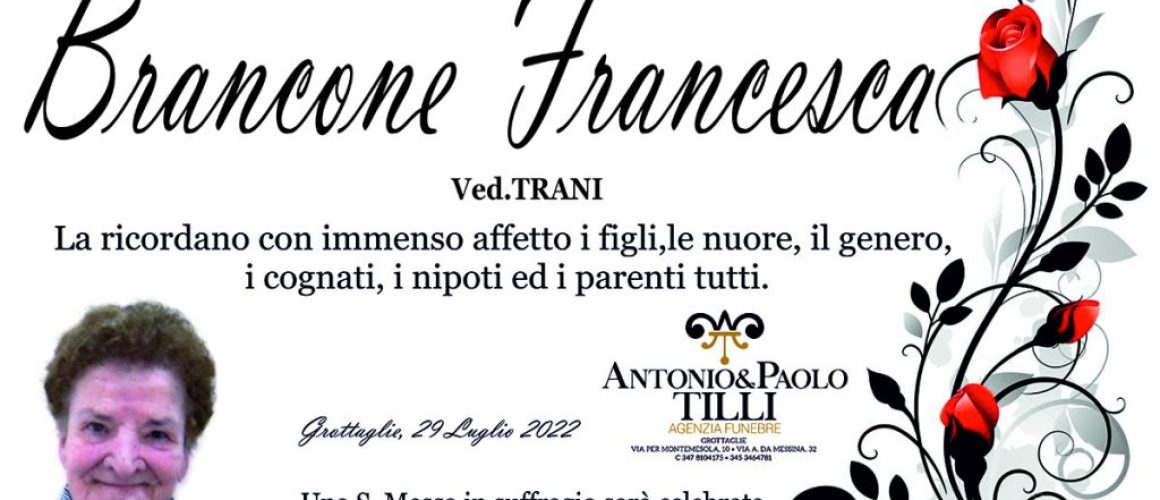 Anniversario Brancone