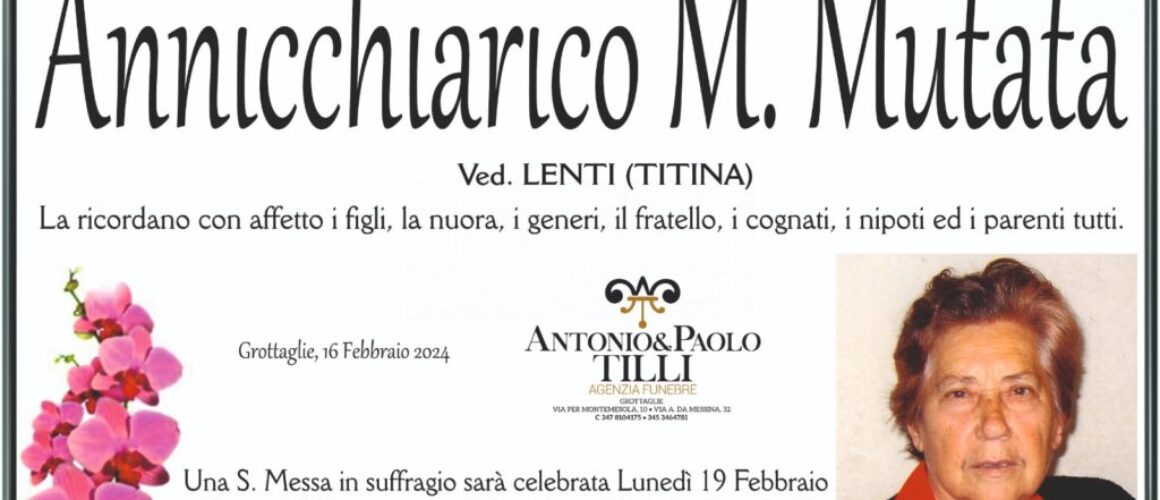 Annicchiarico Mutata Anniversario