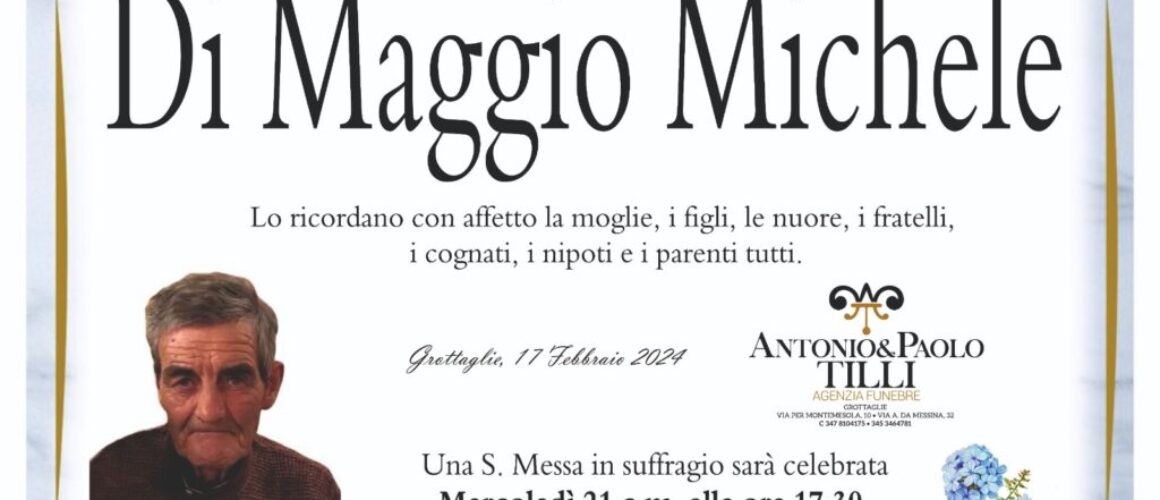 Di Maggio Michele Anniversario